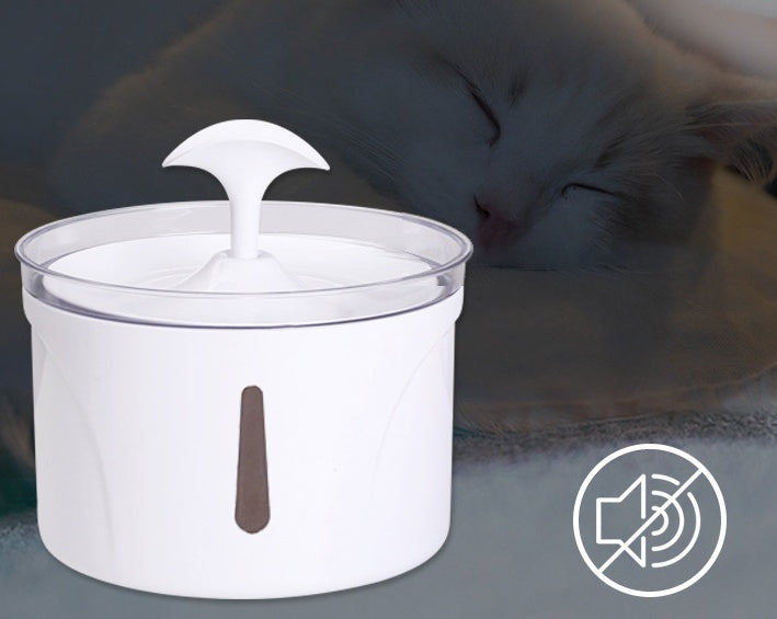 Dispensador de agua para mascotas con filtro circulante automático inteligente
